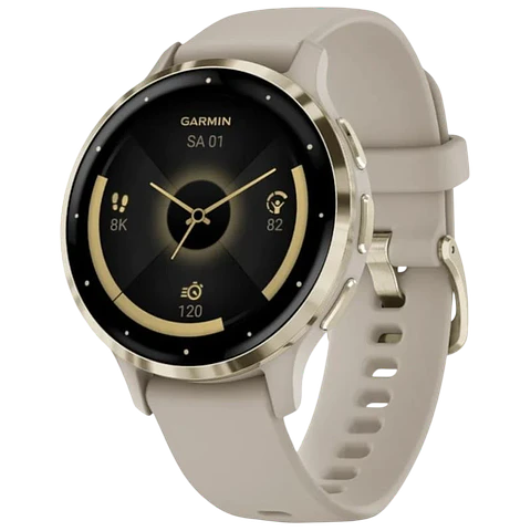 Garmin Venu 3S Beige Dorado - Reloj inteligente