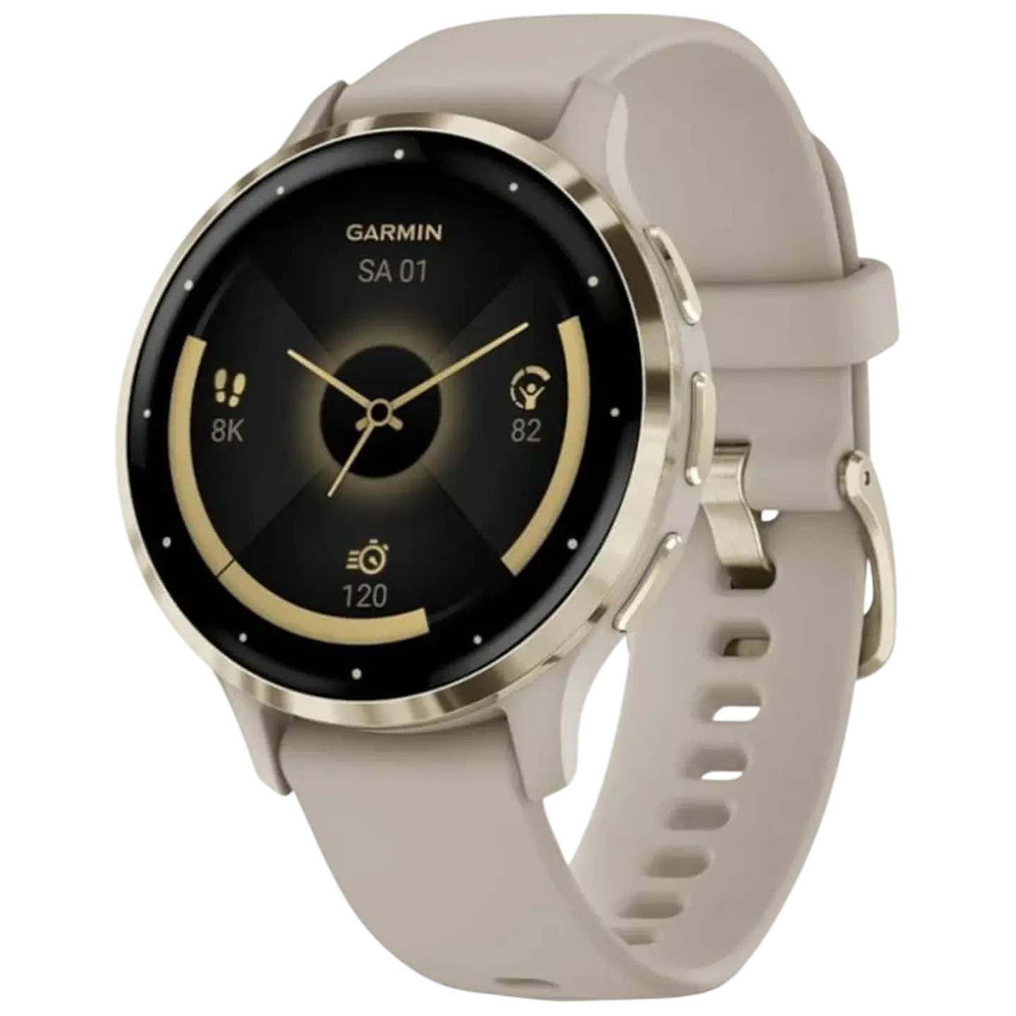 Garmin Venu 3S Beige Dorado - Reloj inteligente 1