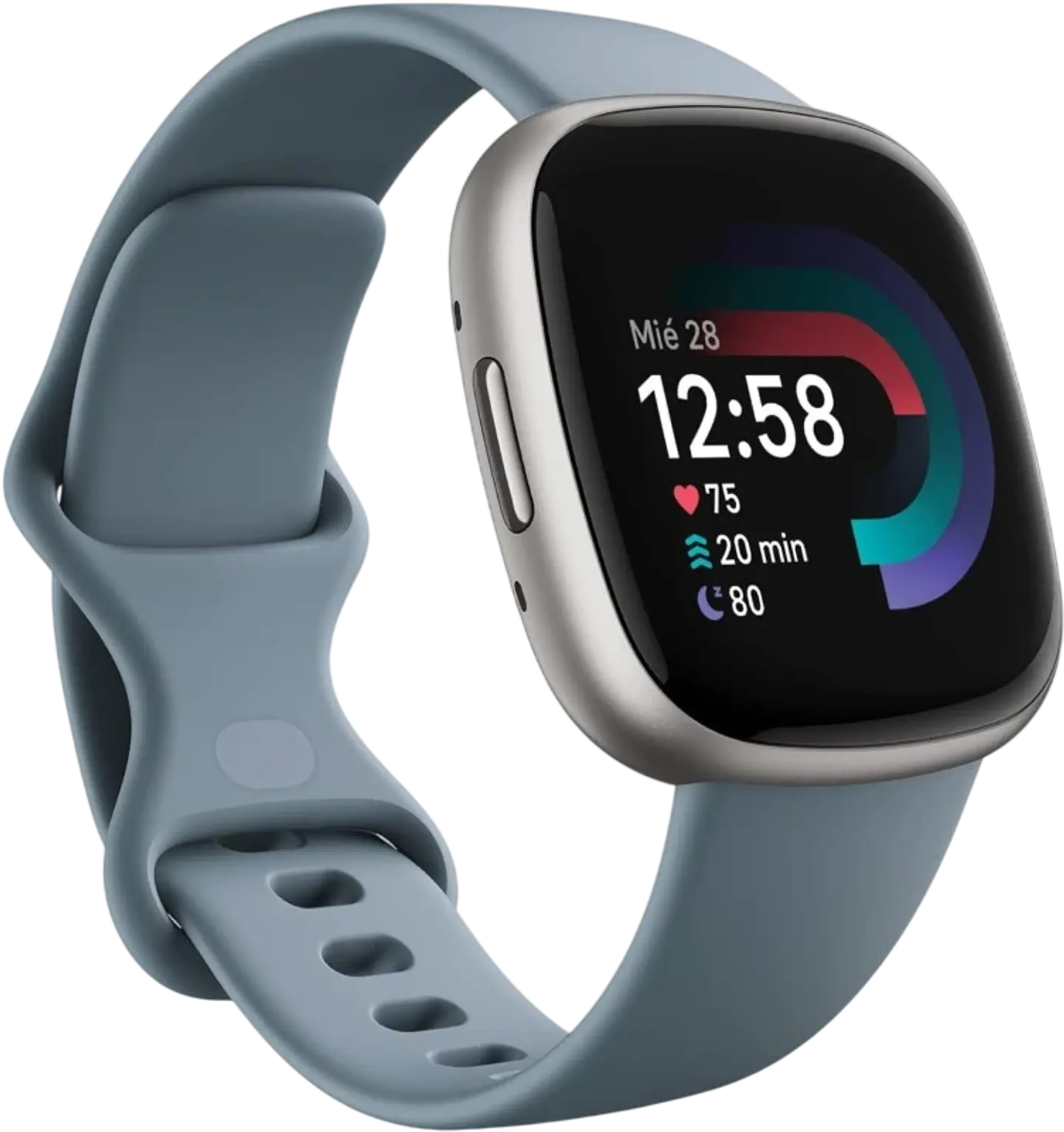Fitbit Versa 4 Platino - Reloj inteligente con GPS 1