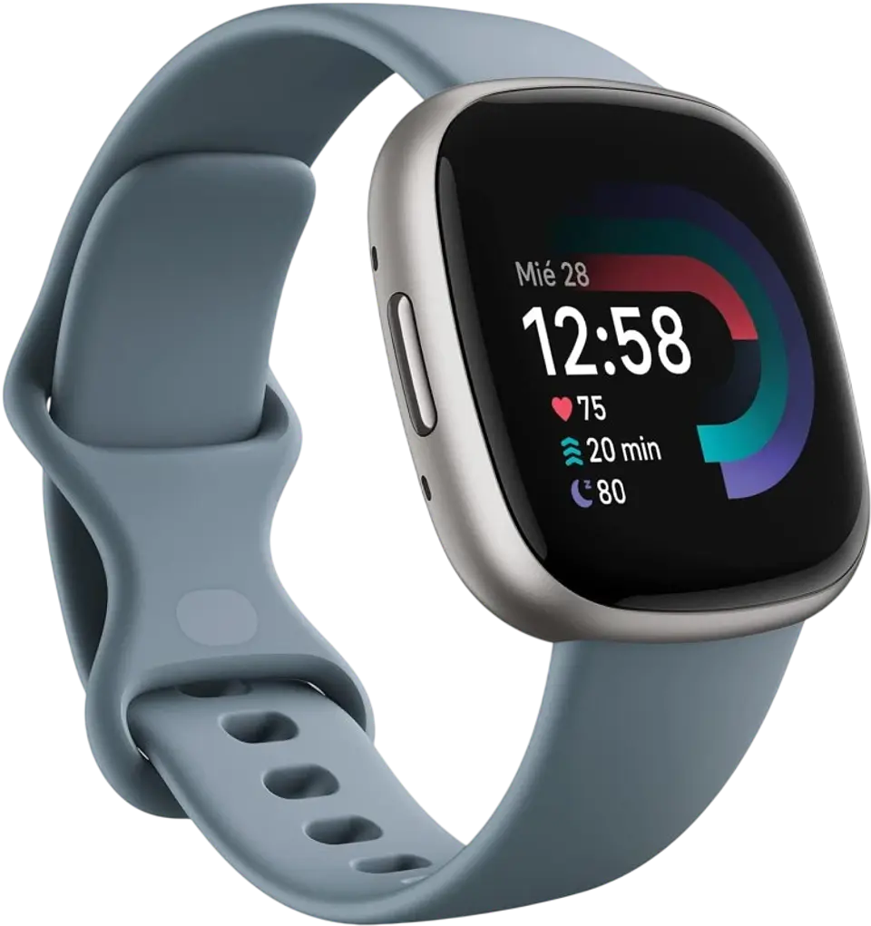 Fitbit Versa 4 Platino - Reloj inteligente con GPS 1
