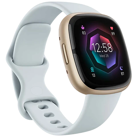 Fitbit Sense 2 Azul Niebla / Aluminio Oro - Reloj inteligente