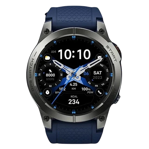 Zeblaze Stratos 3 Pro Azul - Reloj inteligente con pantalla AMOLED HD