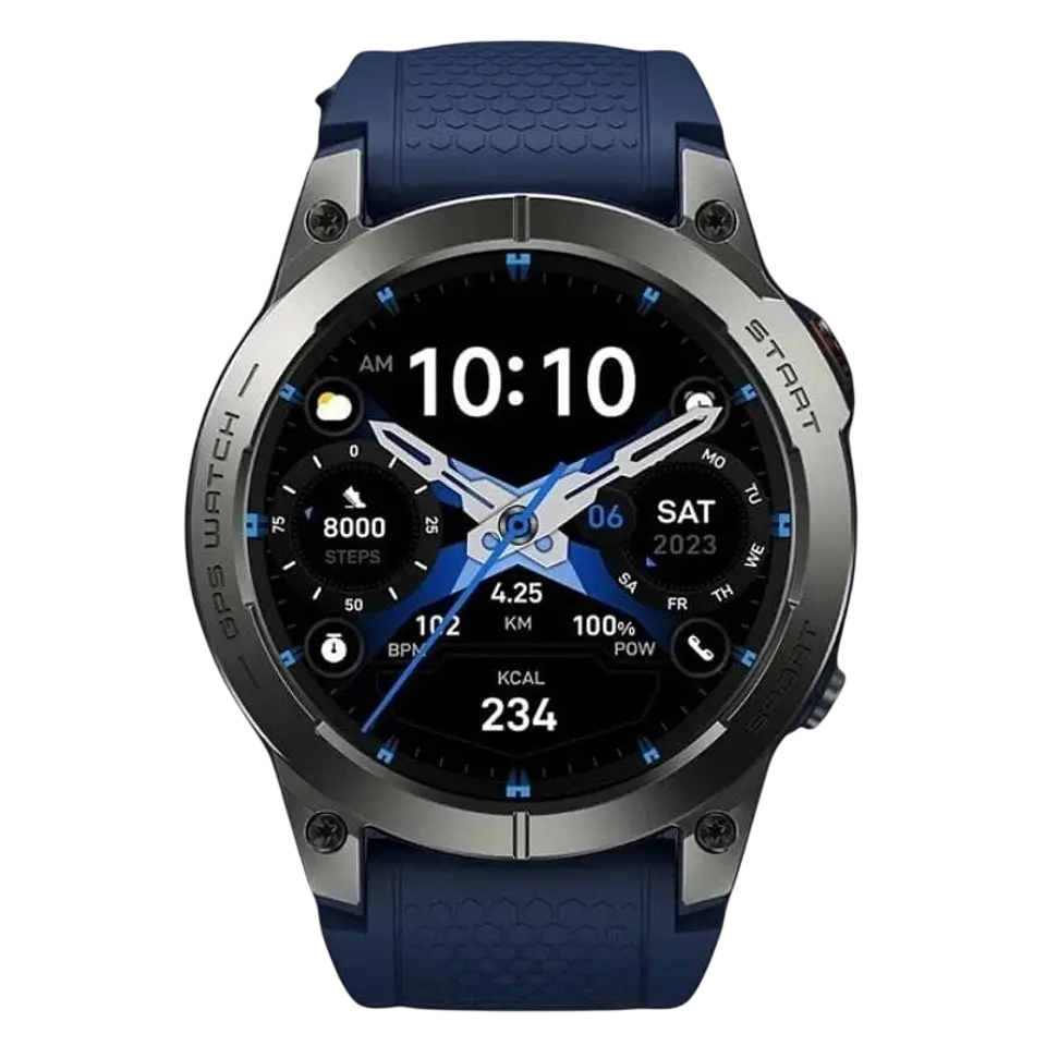 Zeblaze Stratos 3 Pro Azul - Reloj inteligente con pantalla AMOLED HD 1