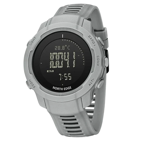North Edge Vertico Negro/Gris - Reloj Digital