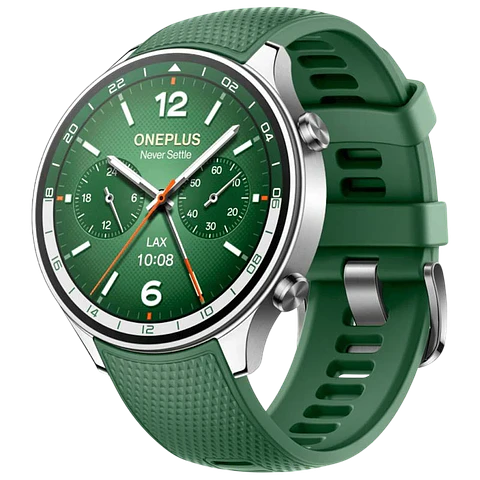 OnePlus Watch 2R Verde con Wear OS de Google - Reloj inteligente