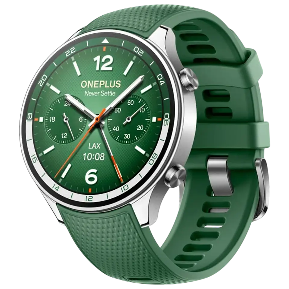 OnePlus Watch 2R Verde con Wear OS de Google - Reloj inteligente 1
