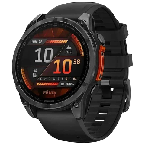 Garmin Fenix 8 AMOLED 47mm Acero Negro - Reloj Inteligente