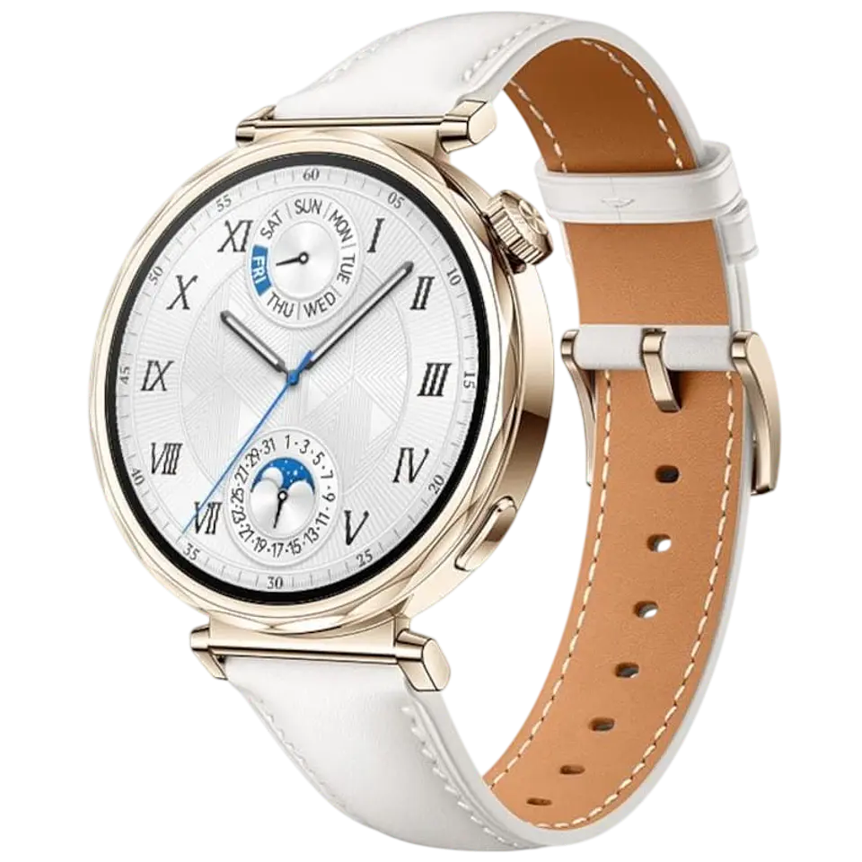 Huawei Watch GT5 41mm GPS Correa Cuero Blanco - Reloj Inteligente 1