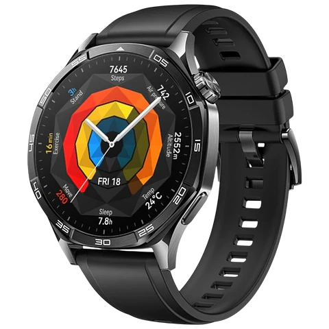 Huawei Watch GT5 46mm GPS Correa Fluoroelastómero Negro - Reloj Inteligente