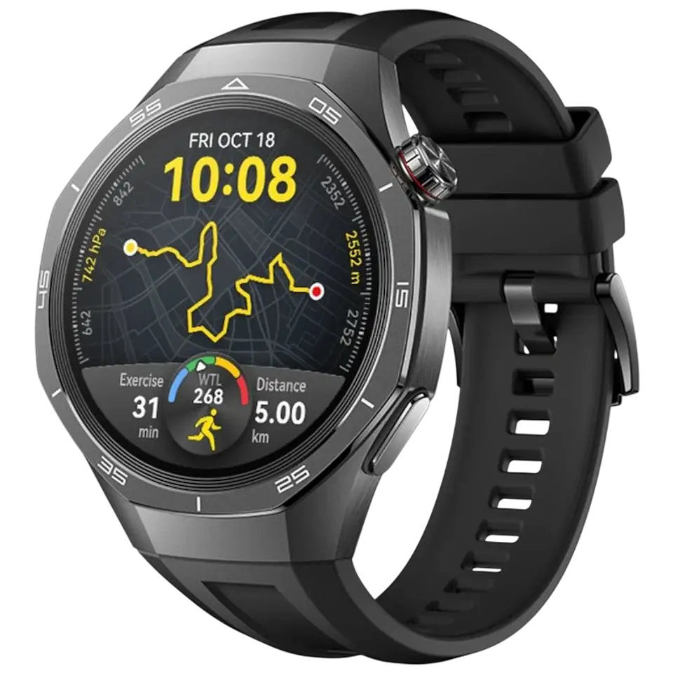 Huawei Watch GT5 Pro 46mm GPS Correa Fluoroelastómero Negro - Reloj Inteligente 1