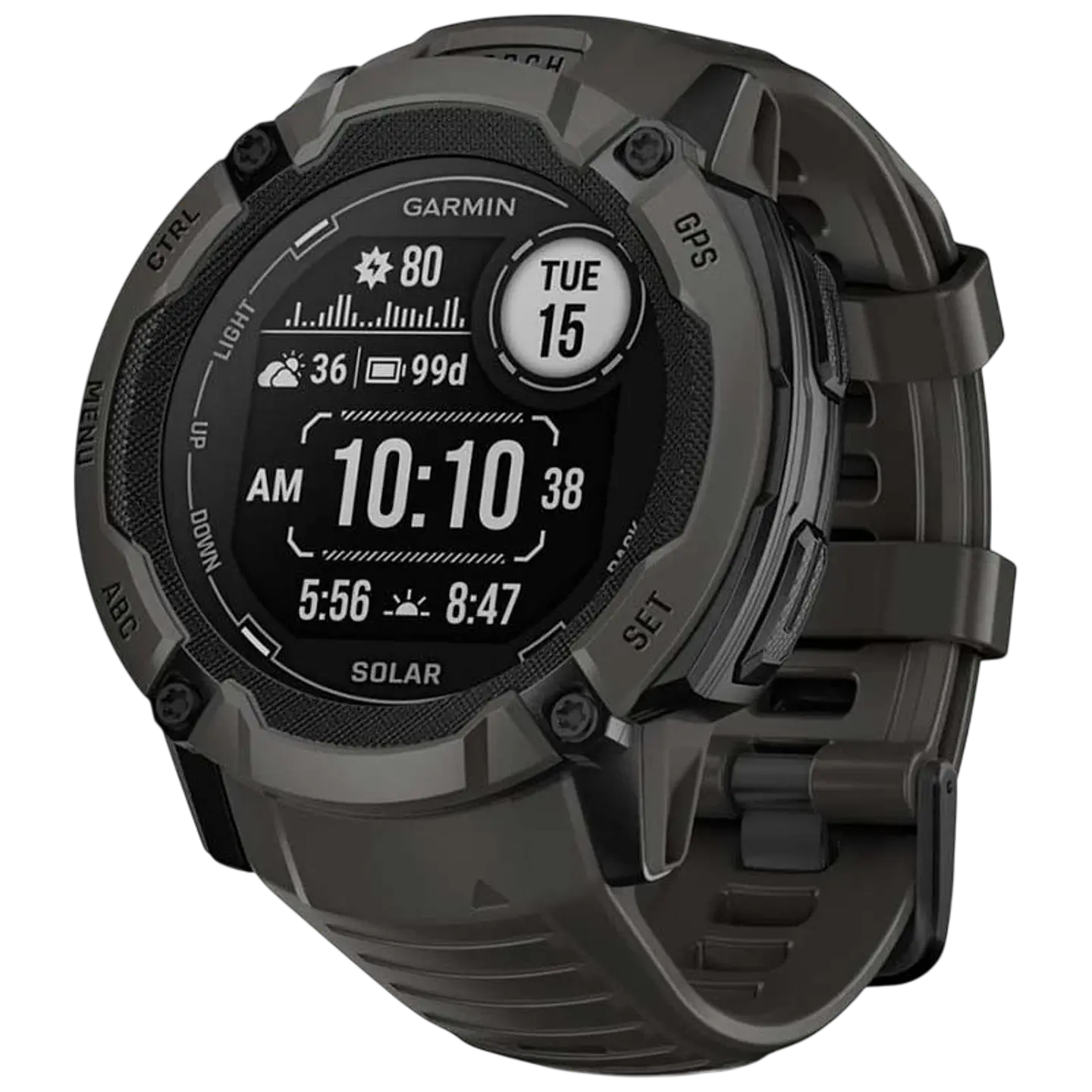 Garmin Instinct 2X Solar 50mm Negro - Reloj inteligente con GPS 1
