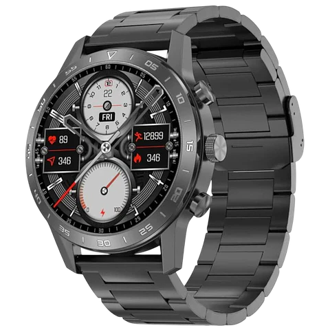 DT NO.1 DT70+ Correa Metálica Negra - Reloj inteligente