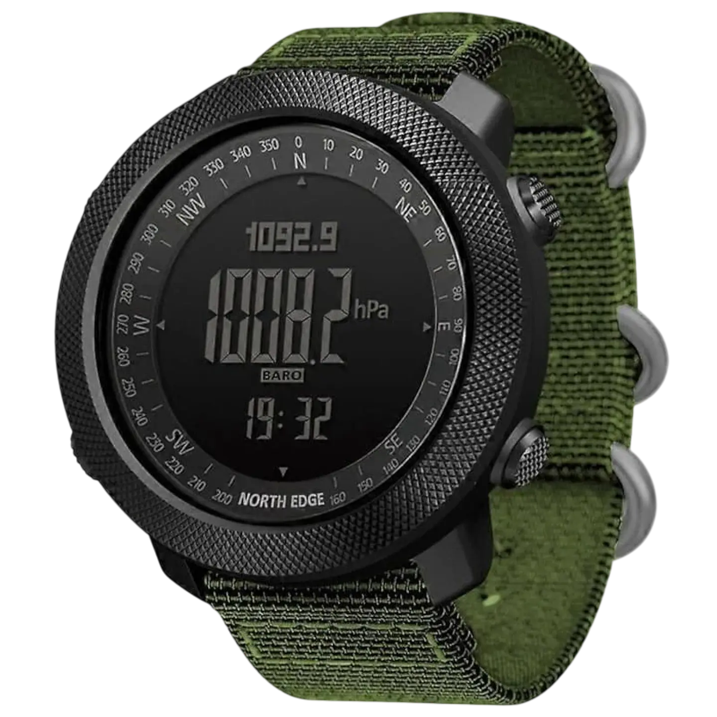 North Edge Apache con Correa de Nailon Verde- Reloj Digital 1