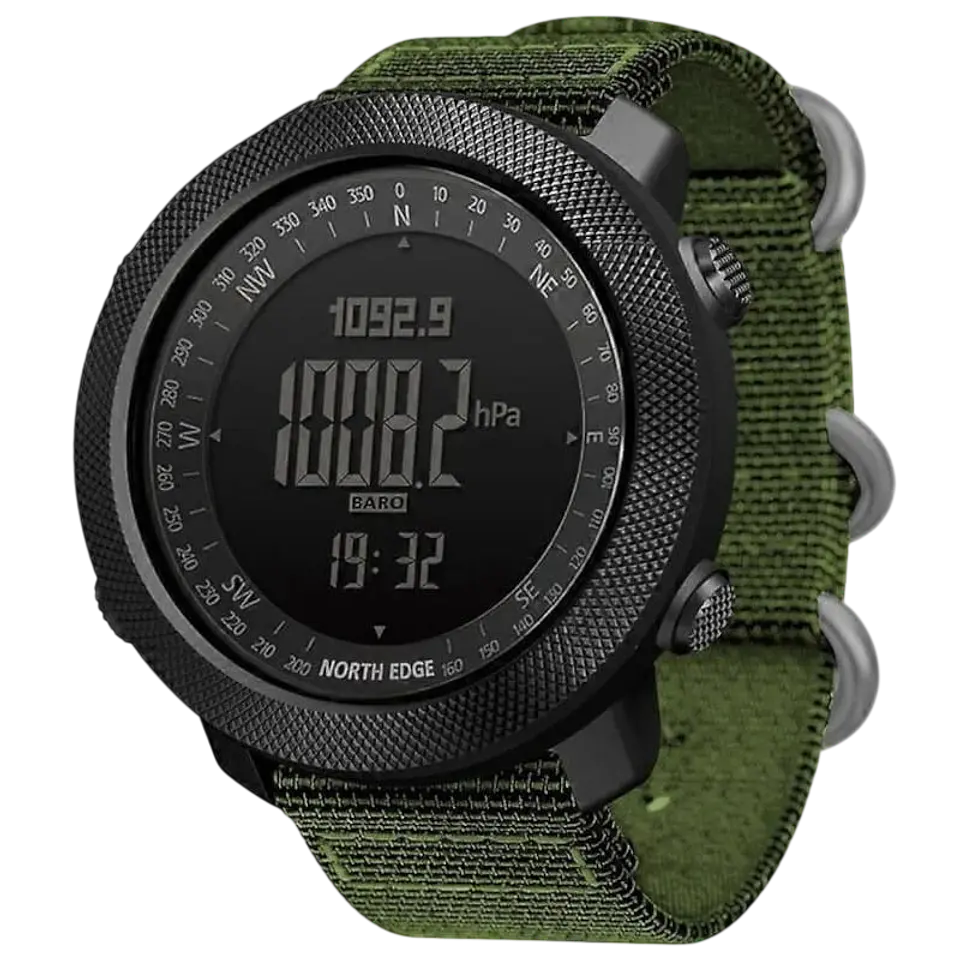 North Edge Apache con Correa de Nailon Verde- Reloj Digital 1