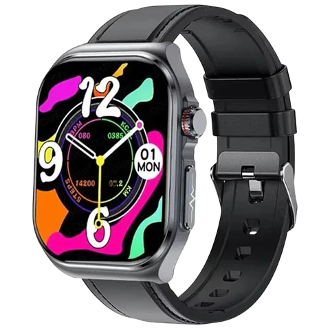 Hello ET585 Cuero  Negro - Reloj inteligente