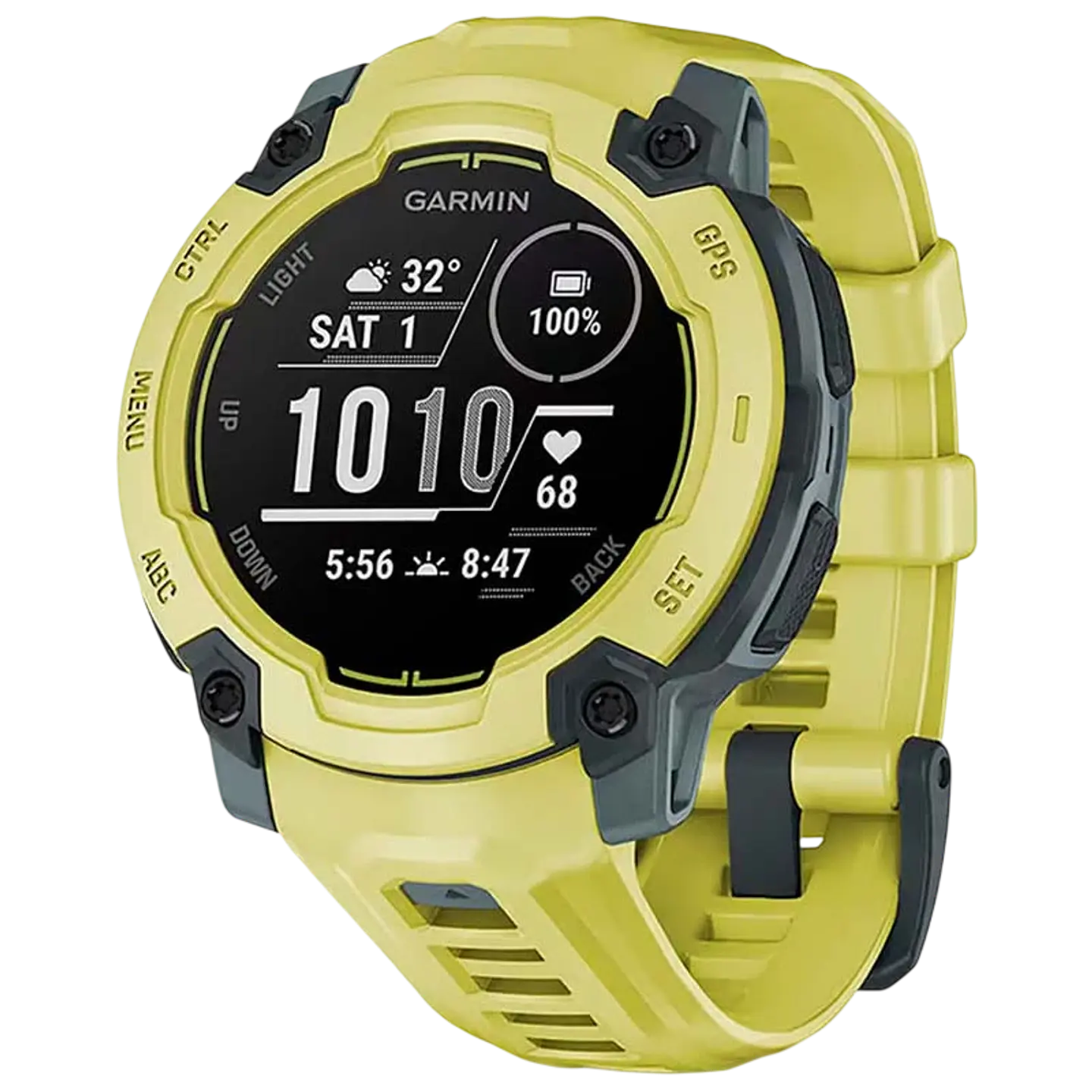 Garmin Instinct E 45mm Amarillo con Correa Amarilla - Reloj Inteligente con GPS 1