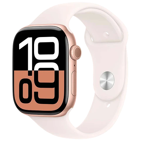 Apple Watch Series 10 GPS 46mm Aluminio Oro rosa con Correa Deportiva M/L