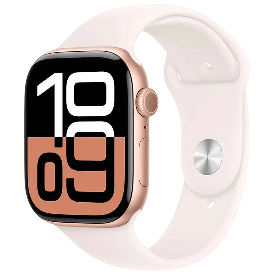 Apple Watch Series 10 GPS 46mm Aluminio Oro rosa con Correa Deportiva M/L 1