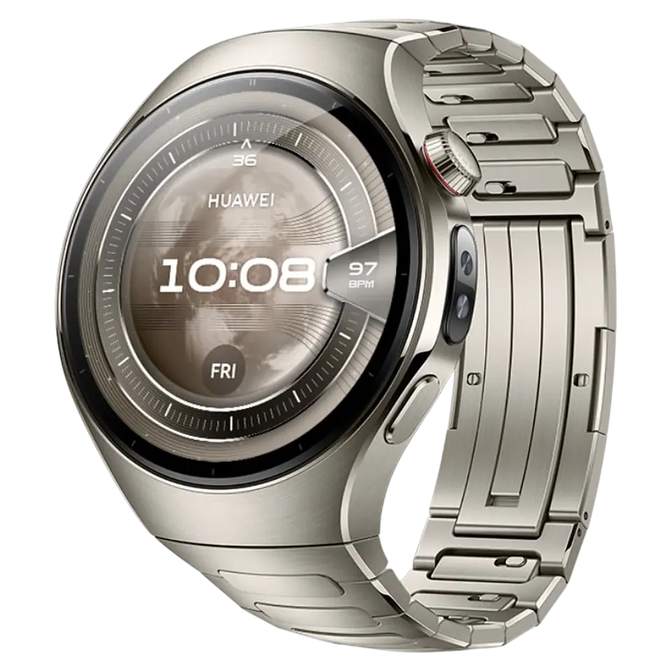 Huawei Watch 5 46 mm Plata con Correa Titanio 1