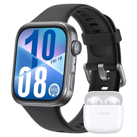 Huawei Watch Fit 4 Negro + FreeBuds SE 2 Blanco