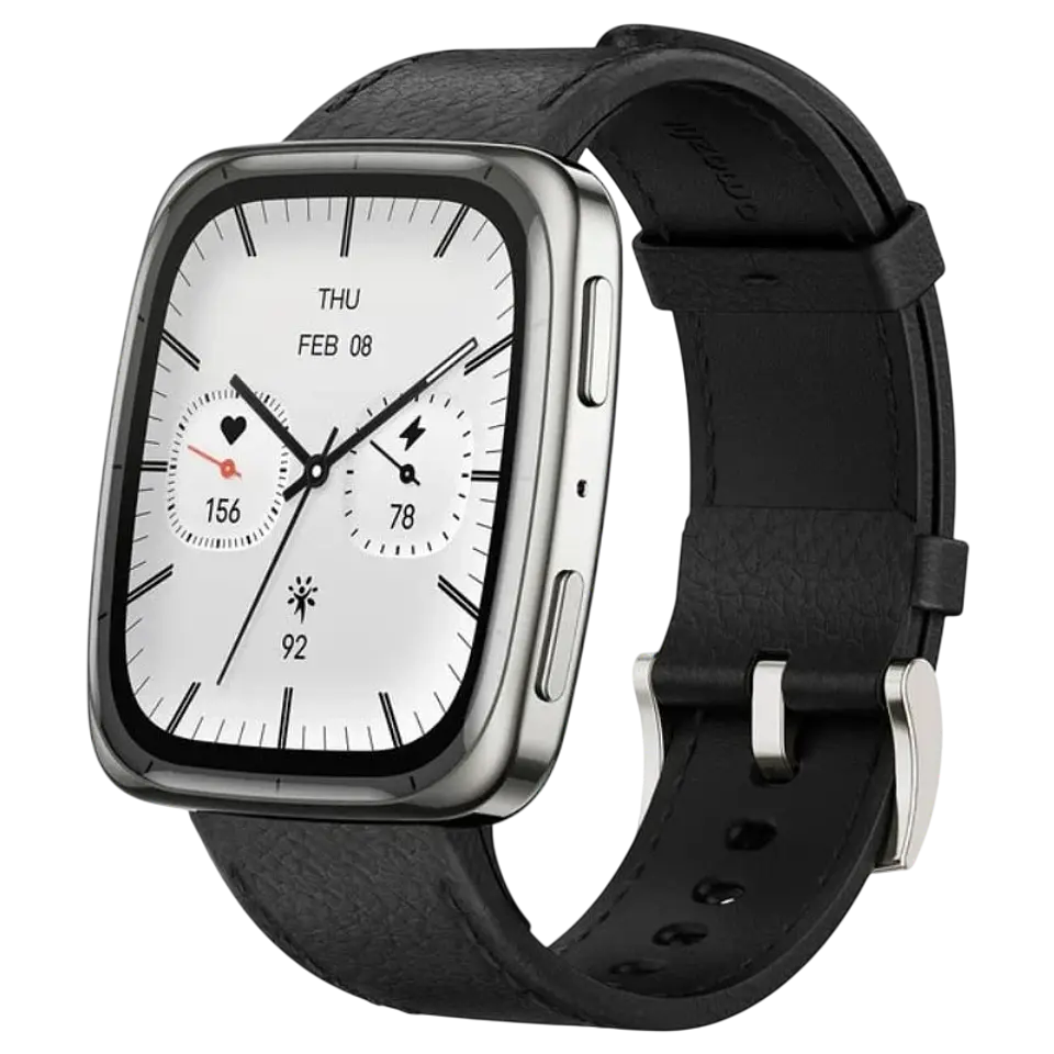 Amazfit Active 2 Square Correa Cuero Negro 1