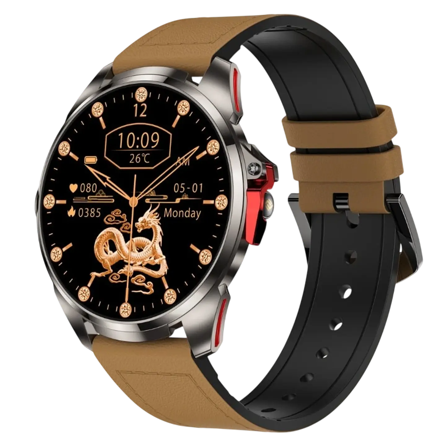 HX-No.1 Marrón - Reloj Inteligente 1