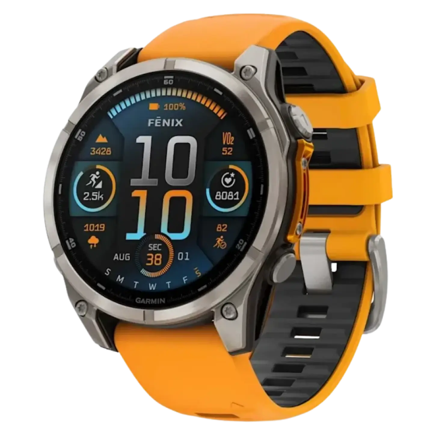 Garmin Fenix 8 AMOLED 47mm Naranja 1