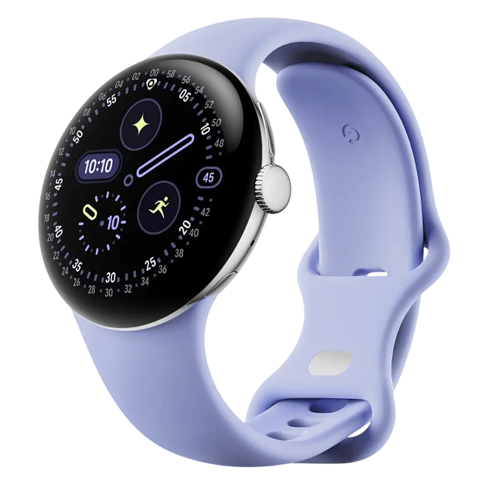 Google Pixel Watch 4 41mm WiFi Plata con Correa Lila - Reloj Inteligente 1