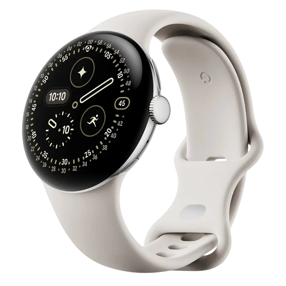 Google Pixel Watch 4 41mm WiFi Plata con Correa Porcelana - Reloj Inteligente 1
