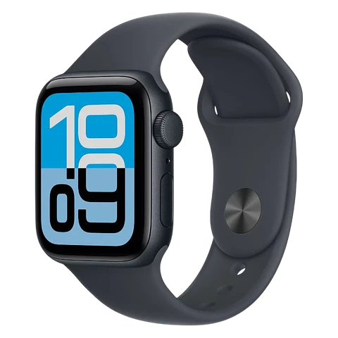 Apple Watch SE 3 GPS 40mm Medianoche con Correa Deportiva Negro S/M