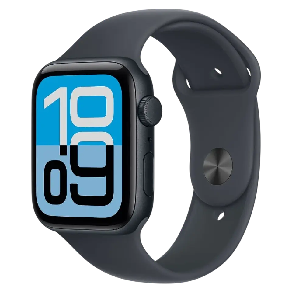 Apple Watch SE 3 GPS 44mm Medianoche con Correa Deportiva Negro M/L 1