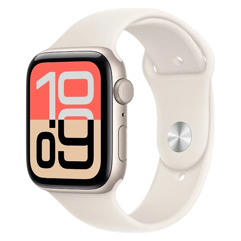 Apple Watch SE 3 GPS + Cellular 44mm Blanco Estelar con Correa Deportiva Blanco M/L