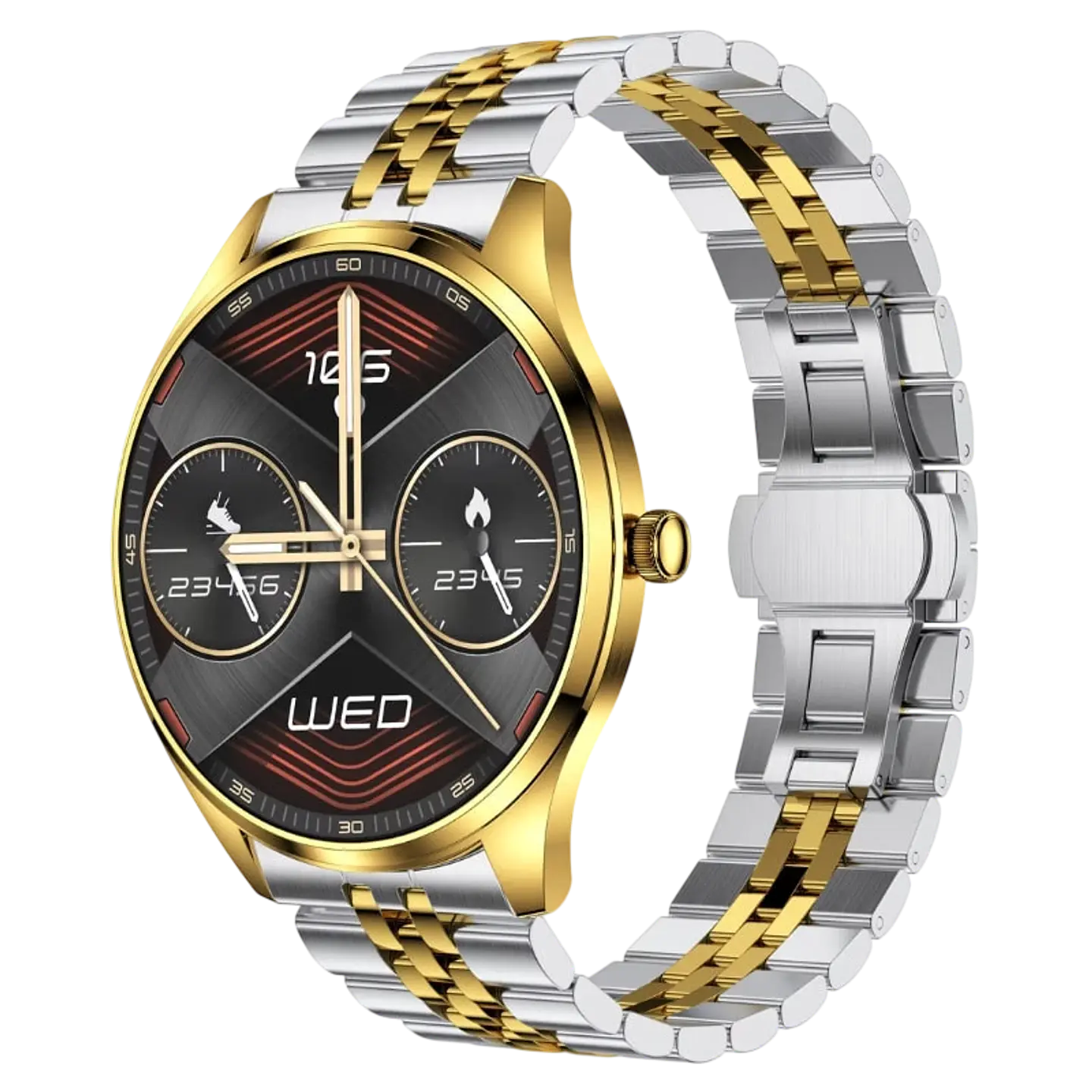 TN99 Smartwatch con Correa Metal Dorado IP67 Llamadas Bluetooth 1