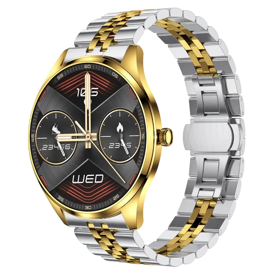 TN99 Smartwatch con Correa Metal Dorado IP67 Llamadas Bluetooth 1