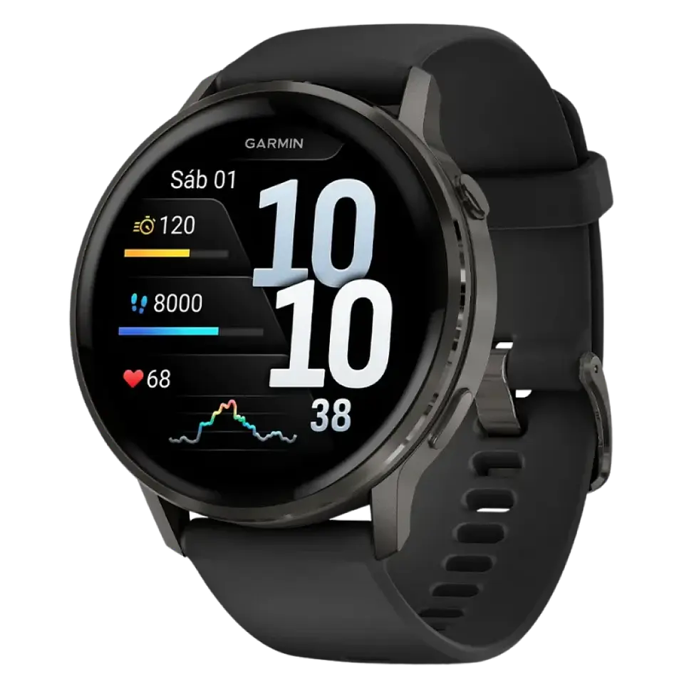 Garmin Venu 4 45 mm Negro con Correa negra 1