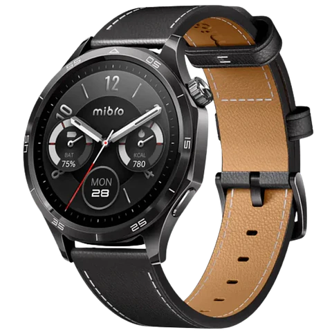 Mibro watch GT leather black