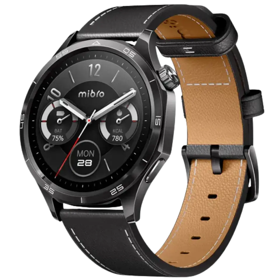 Mibro watch GT leather black 1