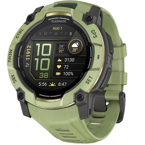 Instinct 3,50mm,AMOLED,Fern Green/Gray, Fern Green Band, WW
