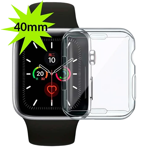 Funda de silicona Apple Watch 40mm - Compatible con Apple Watch 4/5/6/SE