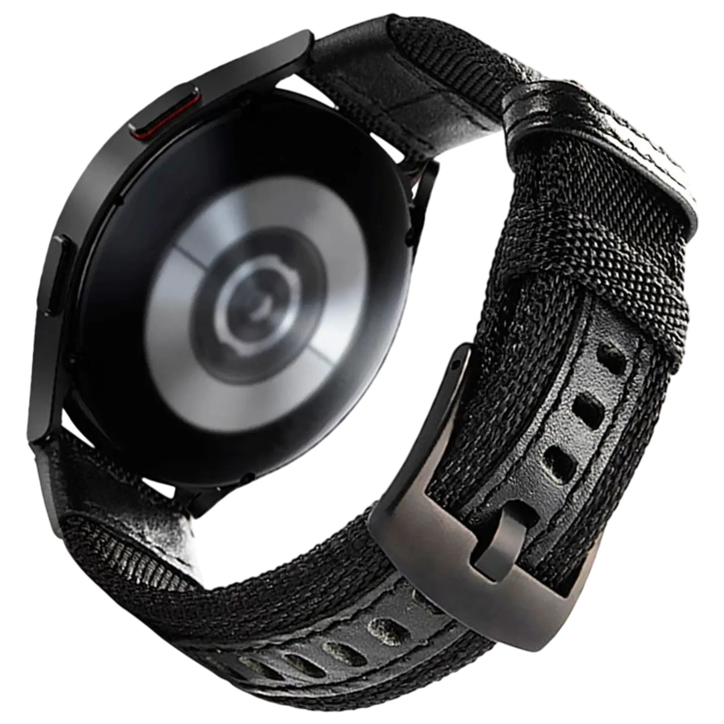 Correa Universal Nailon Ajustable 20mm Negra para Smartwatch Xiaomi/Amazfit/Samsung/Huawei/Realme/Ticwatch 1