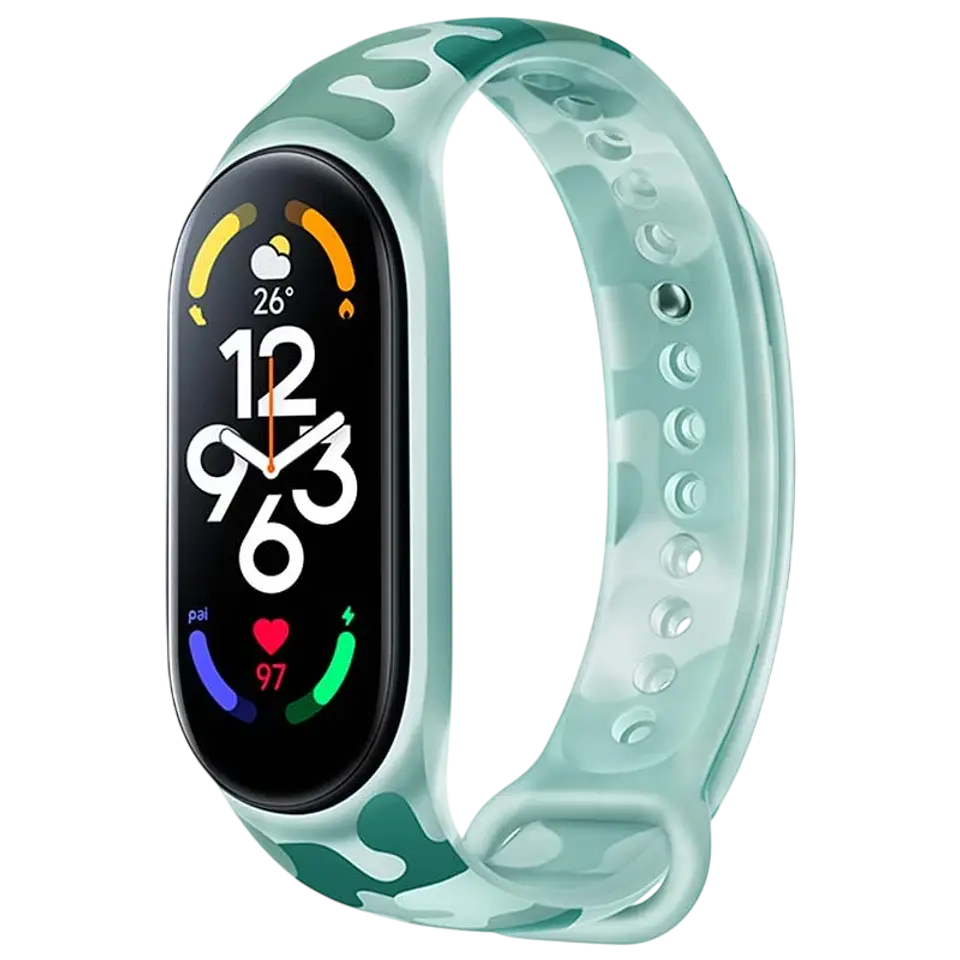 Correa Camuflaje Original para Xiaomi Smart Band 7 Verde 1