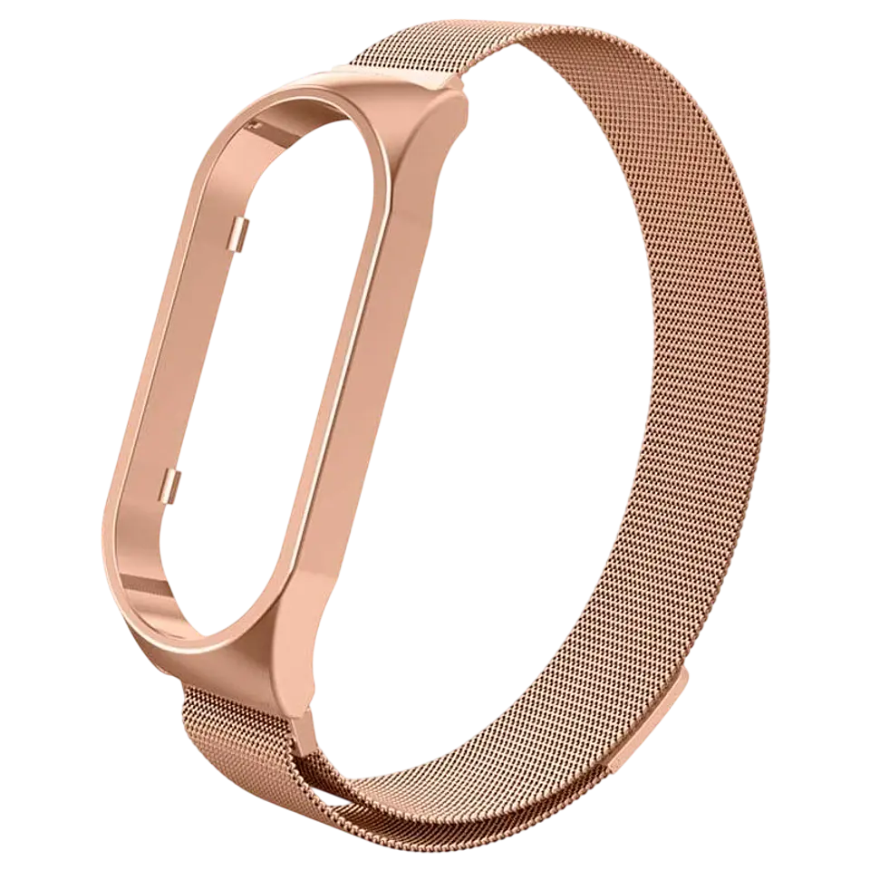 Correa Xiaomi Smart Band 7 Milanesa Magnética Dorado Rosa 1