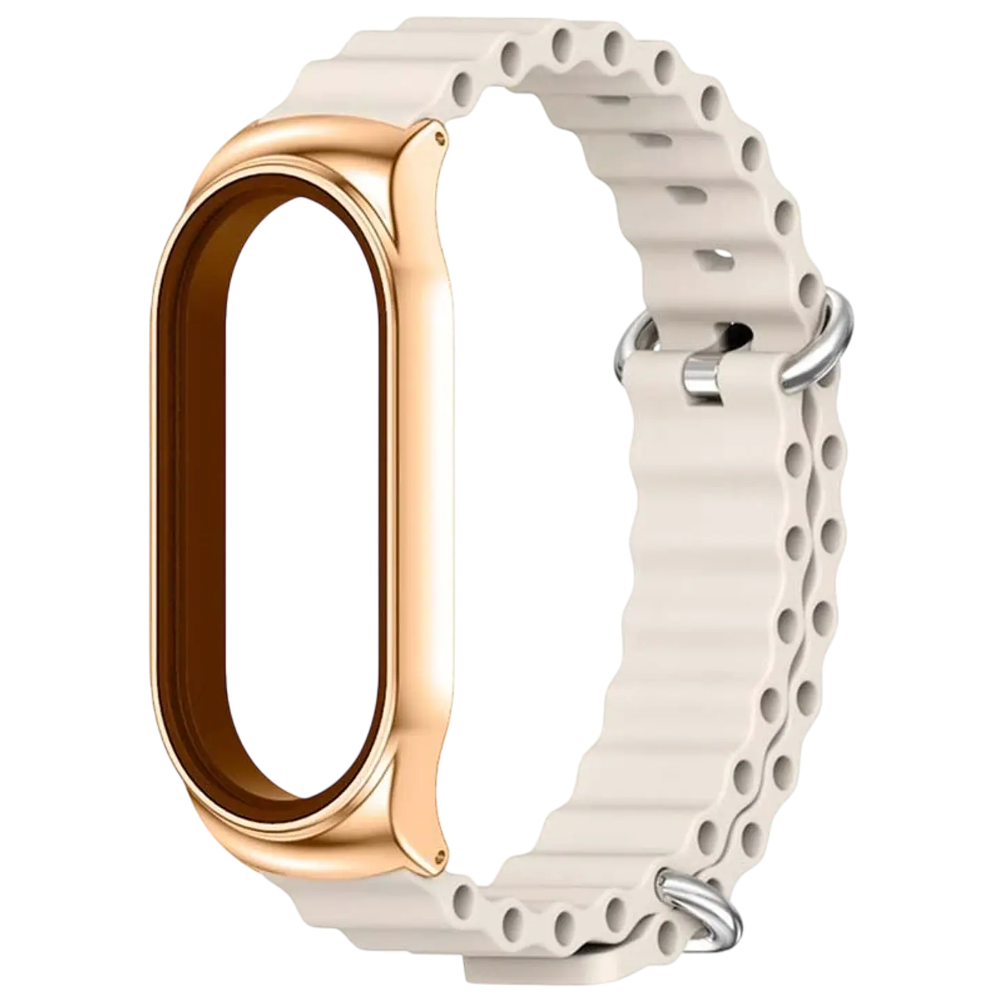 Correa Xiaomi Mi Smart Band 6 / Mi Band 5 / Amazfit Band 5 Wave Beige 1