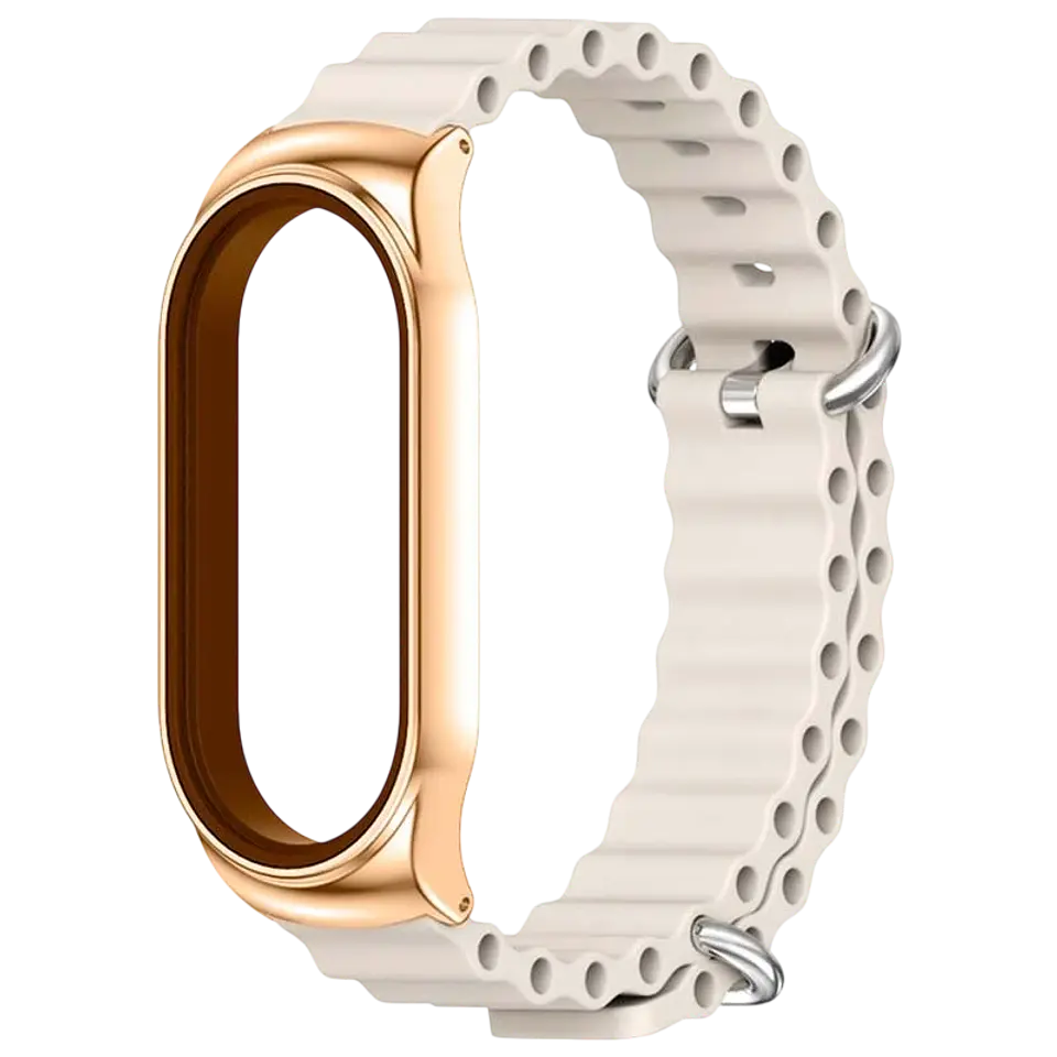 Correa Xiaomi Mi Smart Band 6 / Mi Band 5 / Amazfit Band 5 Wave Beige 1