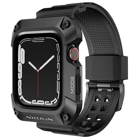 Nillkin Carcasa+Correa DynaGuard Apple Watch 45mm Negro - Compatible con Apple Watch 7/8