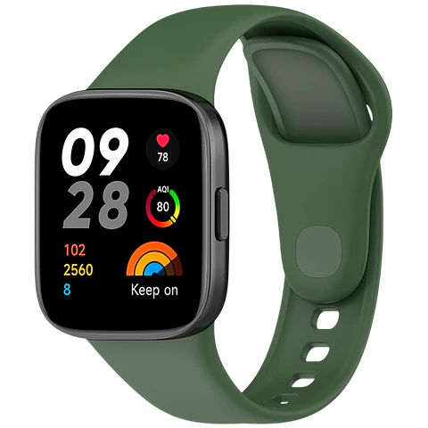 Correa de silicona Xiaomi Redmi Watch 3 Verde