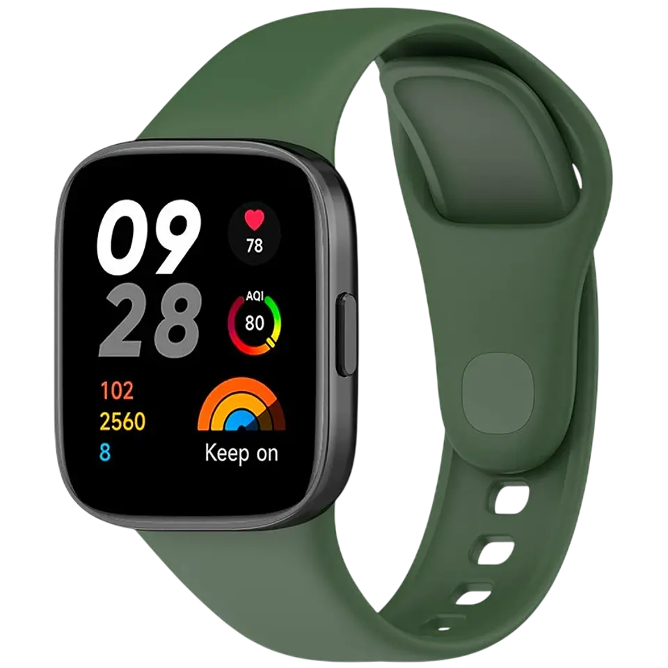 Correa de silicona Xiaomi Redmi Watch 3 Verde 1