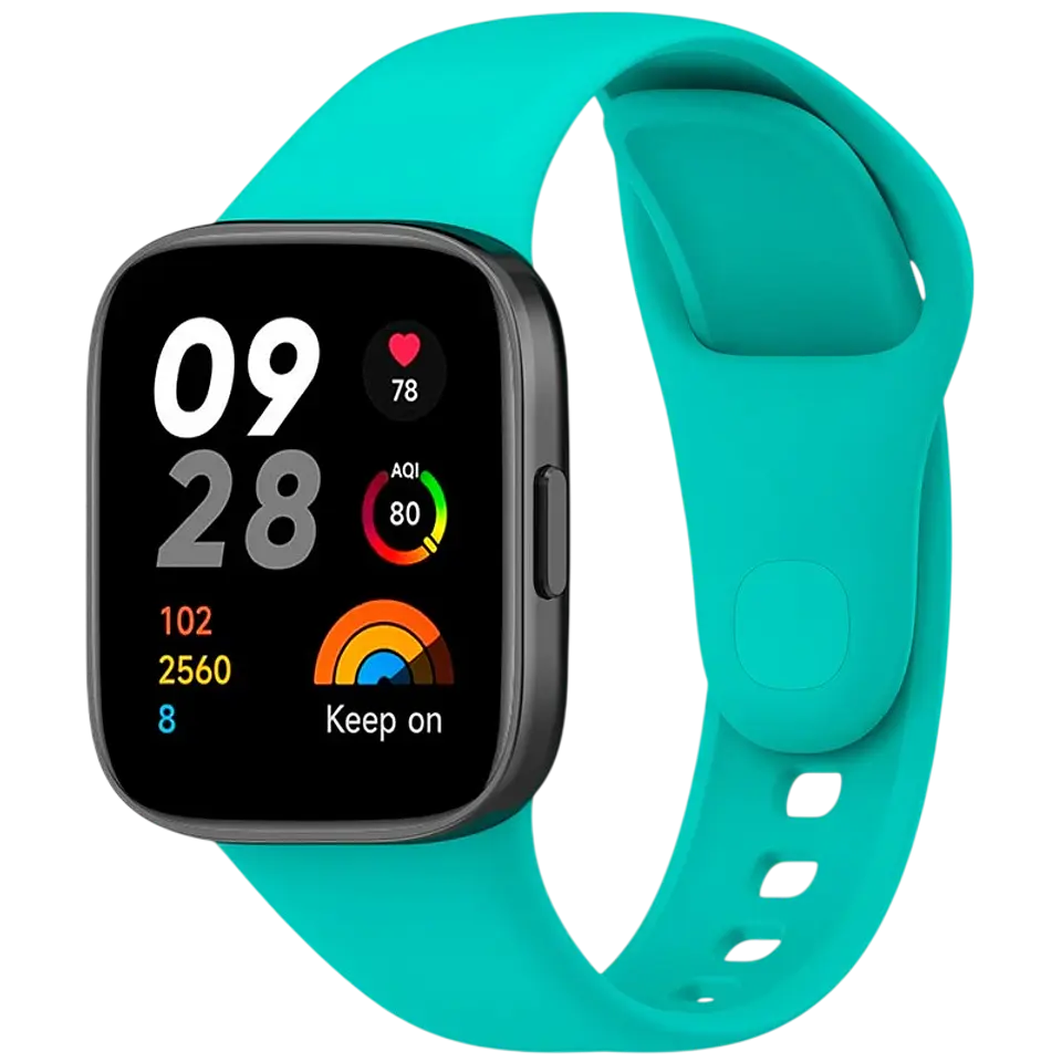 Correa de silicona Xiaomi Redmi Watch 3 Turquesa 1