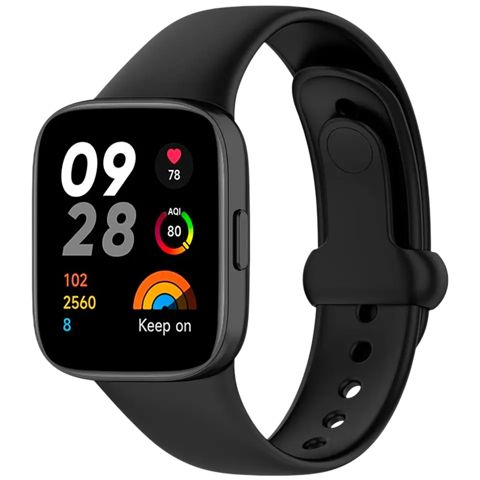 Correa de silicona Xiaomi Redmi Watch 3 Sports Negro 1