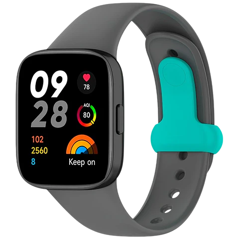 Correa de silicona Xiaomi Redmi Watch 3 Sports Gris